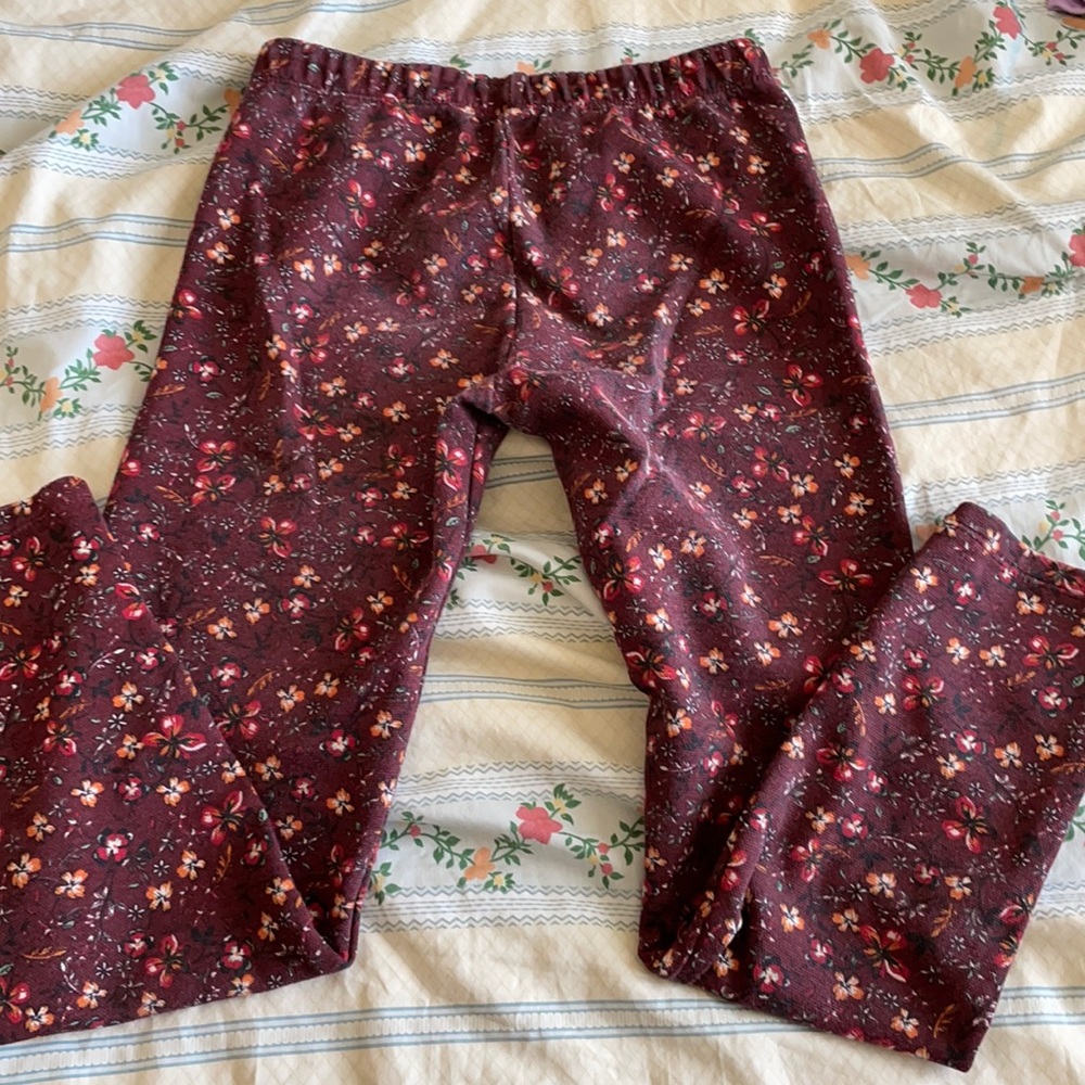 Zara Kids Red Floral pants
